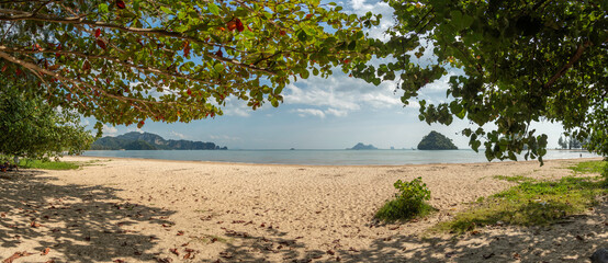 a beach in Krabi, Thailand