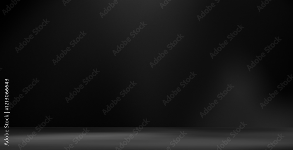 Poster empty backdrop dark studio background with light 3d rendering