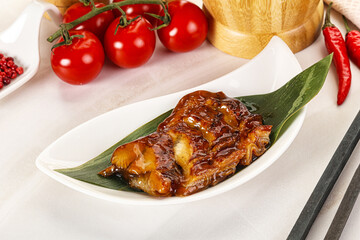 Grilled eel with unagi sauce