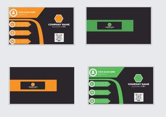 Business card design template, Clean professional business card template, visiting card, business card template.
