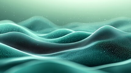 Obraz premium Abstract Wavy Surface with Digital Texture