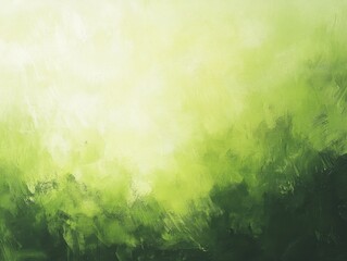 Obraz premium Soft green gradient abstract textured painting