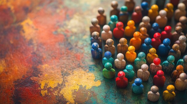 Rainbow paper background with white butterflies. Zero discrimination day concept.