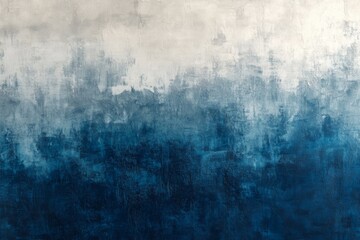 Obraz premium Abstract Blue and White Textured Painting