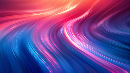 Fluid abstract lines weaving through a dynamic motion blur effect