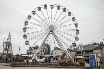 ferris wheel in Györ, Hungary