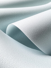 Zwinięty biały rulon, wyraźna struktura