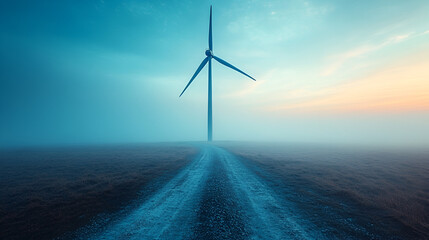 Minimalist wind turbine for green energy storage