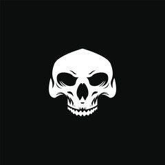 Skull head logo and symbol vectors
