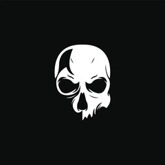 Skull head logo and symbol vectors