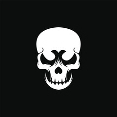 Skull head logo and symbol vectors