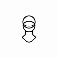 ski coverup icon sign vector