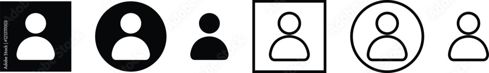 Poster business card icon in flat line set. contact information vector for mobile apps and web. contains su