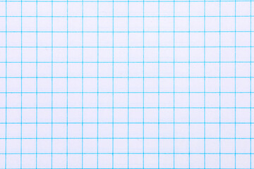 A blue and white grid paper