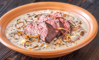 Peppercorn Steak Soup