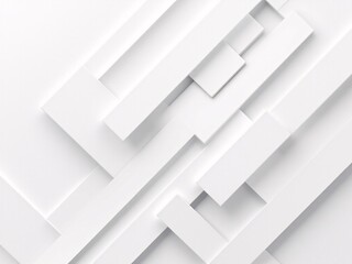 Abstract geometric design with intersecting white lines and shapes on a clean, minimalist background.