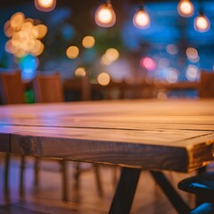 Obraz premium outdoor cafe table