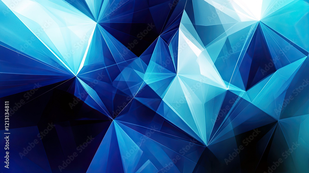 Poster Captivating Modern Abstract Background With Gradient Geometric Shapes and Striking Color Transitions