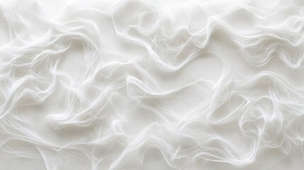 Obraz premium Abstract soft white background frame made of tangled wire patterns. Generative AI
