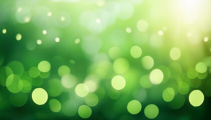 Obraz premium green bokeh background