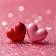 Fototapeta premium Lovely Hearts for Valentine's Day