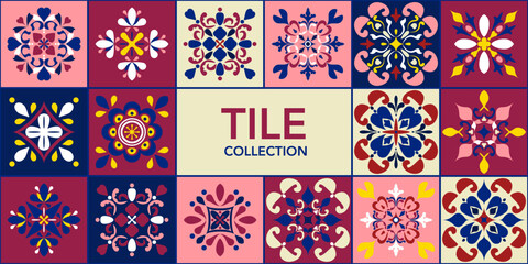 Pattern vector illustration A calm and elegant work of art with flowers blooming in bright and delicate hues. traditional design pattern For tiles, fabrics, backgrounds, carpets, wallpapers, textiles.