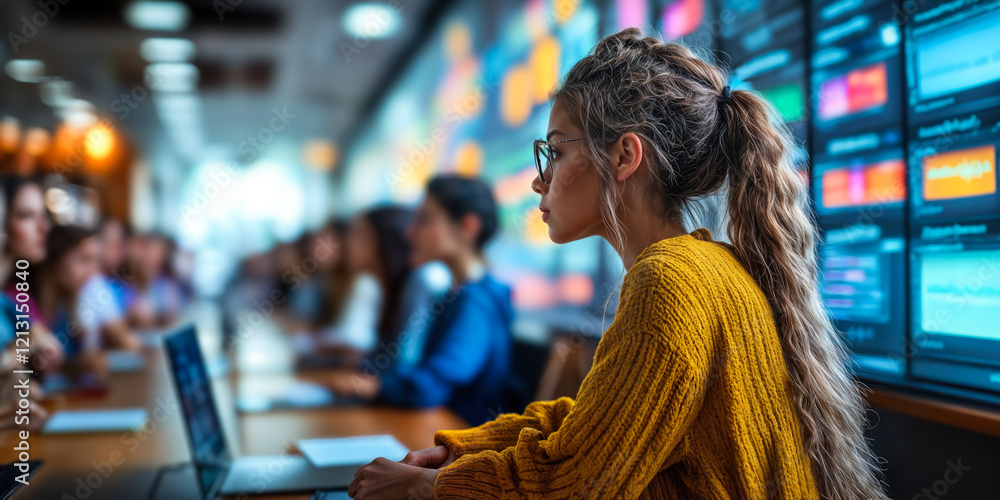 Poster adaptive learning platforms enhancing customized educational experience in technology-driven classro