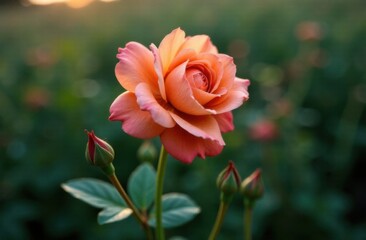 Obraz premium red flower
