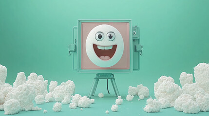 A tool designed to help people smile and improve their mood, contributing to mental health and well-being.