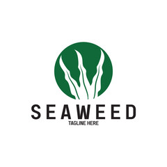 Seaweed vector logo icon vector illustration template design