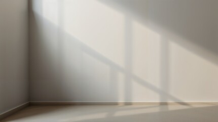 Fototapeta premium empty wall in room, background for product presentation