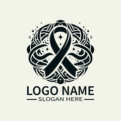 World Cancer Day Logo Design, Hope and Healing Logo, Cancer Awareness Logo, Fight Against Cancer Logo, Unity Against Cancer Logo