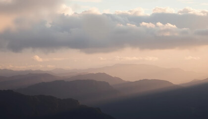 Obraz premium sunrise over the mountains