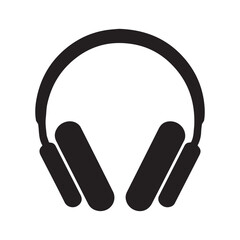 Obraz premium a clean, minimalist silhouette of over-ear headphones