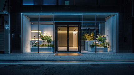 entrance to the airport