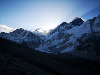 Mt. Everest Sonnenaufgang