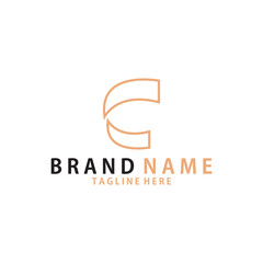 Letter C Logo icon vector illustration design template