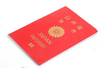 Japanese passport red