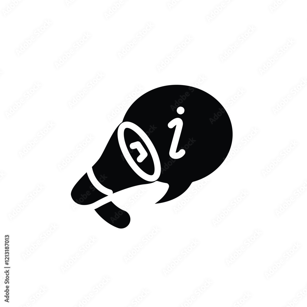 Poster viral solid icon vector design good for web or mobile app
