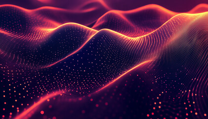 Fototapeta premium abstract background with glowing lights