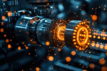 merging construction technology with communication networks illustrating principles of industry 40 and factory automation showcasing innovation in a dynamic techdriven environment