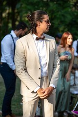 Groom waiting for Bride before Ceremony