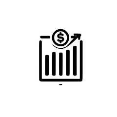 Financial Growth: Investment, Profit, and Market Success.  Visual representation of economic progress and wealth increase through smart business strategies.