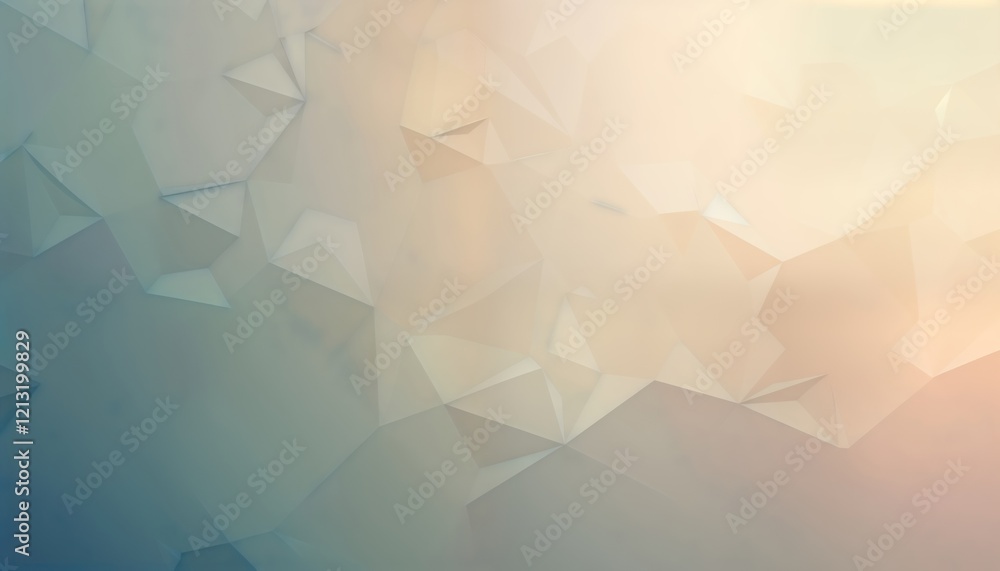 Leinwandbilder abstract background with subtle polygonal shapes in neutral colors. modern geometric design. calm, c