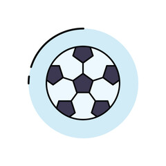 Fototapeta premium Football vector icon