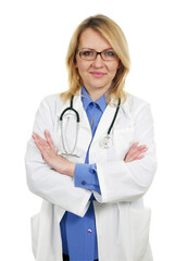 Fototapeta premium Close up of the female doctor