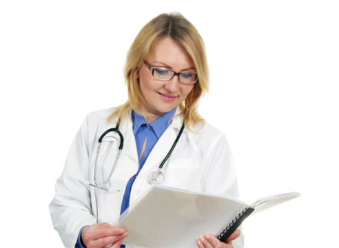 Close up of the female doctor - Powered by Adobe