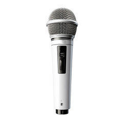 Music Microphone Isolated On Transparent Background	
