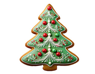 Freigestellter Weihnachtsbaumkeks &ndash; Leckeres PNG-Motiv f&uuml;r die Adventszeit&ldquo;