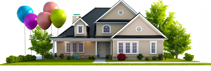 Exterior view of luxury home